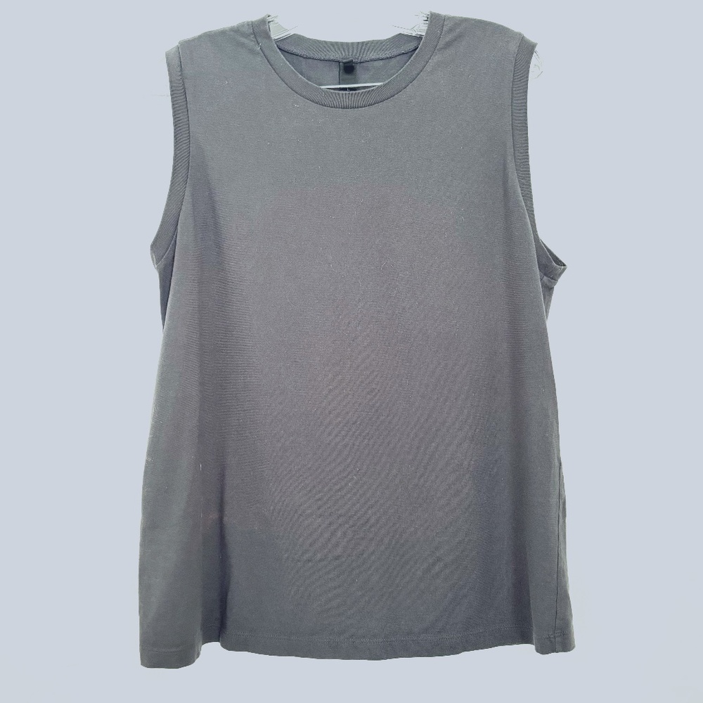 Women's AG Adriano Goldschmied sleeveless gray tank top size L